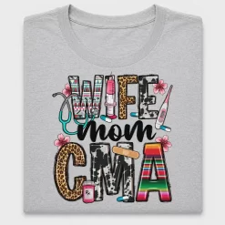 Wife Mom DTF Transfer Design
