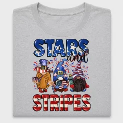 Patriotic Gnomes Stars Stripes DTF Transfer