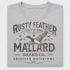 Rusty Feather Mallard Brand DTF Transfer