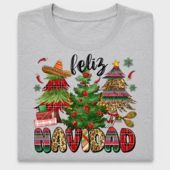 Feliz Navidad DTF Transfer Design