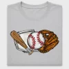 Baseball Bat Ball Glove DTF Transfer