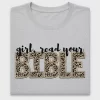 Girl Read Your Bible Leopard DTF Transfer