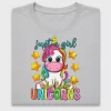 Just A Girl Who Loves Unicorns DTF Transfer