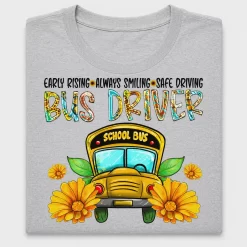 Bus Driver DTF Transfer Design
