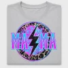 Mama Leopard Lightning Bolt DTF Transfer