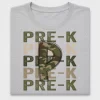 Pre-K Camouflage DTF Transfer Design