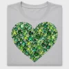 St Patrick's Day Heart Rhinestone DTF Transfer