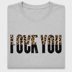 Leopard Love You DTF Transfer