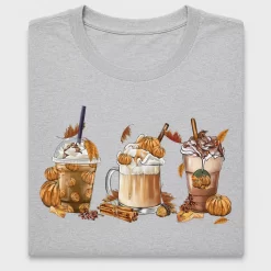 Fall Pumpkin Coffee DTF Transfer