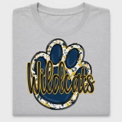 Wildcats Paw Print DTF Transfer