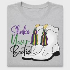 Shake Your Bootie Mardi Gras DTF Transfer