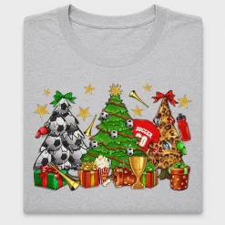 Soccer Christmas Tree DTF Transfer