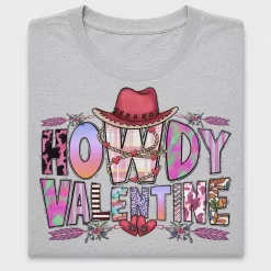 Howdy Valentine Western DTF Transfer