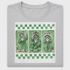 St Patrick's Day Raccoon DTF Transfer