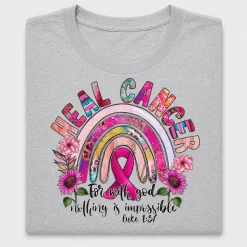Cancer Awareness Ribbon DTF Transfer