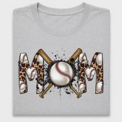 Baseball Mom Leopard DTF Transfer