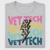 Vet Tech Lightning Bolt DTF Transfer