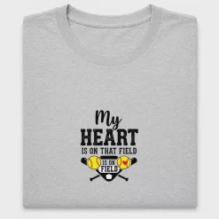 My Heart Is On That Field Baseball DTF Transfer