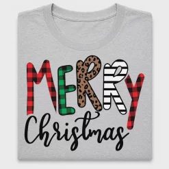 Merry Christmas Buffalo Plaid DTF Transfer