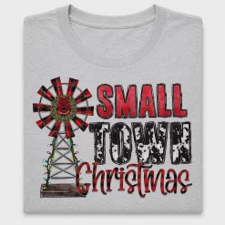 Small Town Christmas DTF Transfer