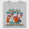 Relax We're All Crazy Chicken DTF Transfer