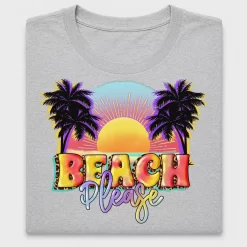 Beach Please Retro DTF Transfer