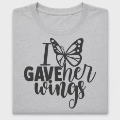 I Gave Her Wings Butterfly DTF Transfer