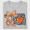 Oklahoma Doodle Heart DTF Transfer