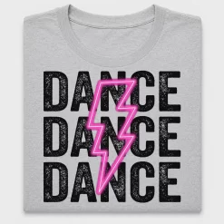 Neon Lightning Bolt Dance DTF Transfer