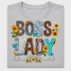 Boss Lady Western Sunflower DTF Transfer