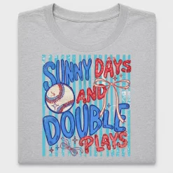 Sunny Days Baseball DTF Transfer
