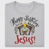 Happy Birthday Jesus Nativity DTF Transfer