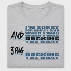 Funny Docking The Boat DTF Transfer