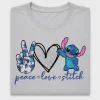 Peace Love Stitch DTF Transfer
