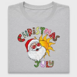 Christmas In July Santa DTF Transfer