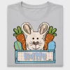 Cute Easter Bunny Carrots DTF Transfer