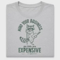 Mind Your Business Raccoon DTF Transfer