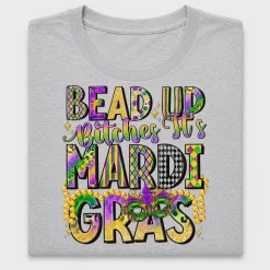 Mardi Gras Bead DTF Transfer Design