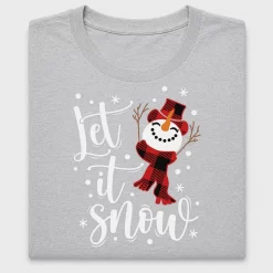 Let It Snow Snowman DTF Transfer