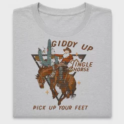 Giddy Up Jingle Horse DTF Transfer
