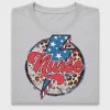 Patriotic Nurse Lightning Bolt DTF Transfer