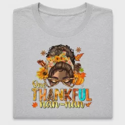 Thanksgiving Nan-nan Messy Bun DTF Transfer