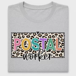 Postal Worker Leopard DTF Transfer