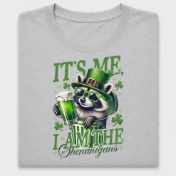 St. Patrick's Day Raccoon DTF Transfer