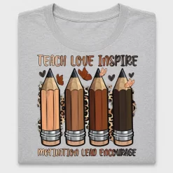 Teacher Love Inspire DTF Transfer Design