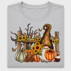 Fall Gnome Sunflower Pumpkin DTF Transfer
