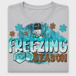 Freezing Season Snowman DTF Transfer