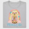 Mama's Cutie Giraffe Rainbow DTF Transfer
