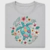 Boho Floral Sea Turtle DTF Transfer
