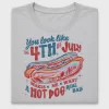 Retro 4th of July Hot Dog DTF Transfer
